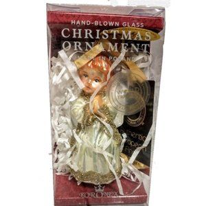 Koronex Limit Ed Glass Angel Hand Blown Ornament